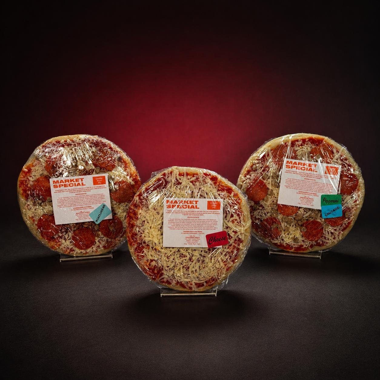 Fresh Galiffa's round pizzas available for wholesale
